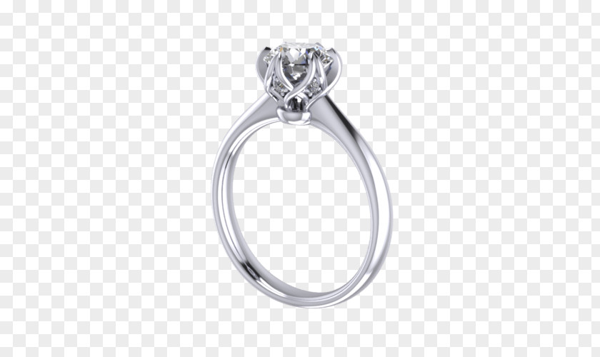 Jewellery Model Engagement Ring Solitaire Diamond PNG
