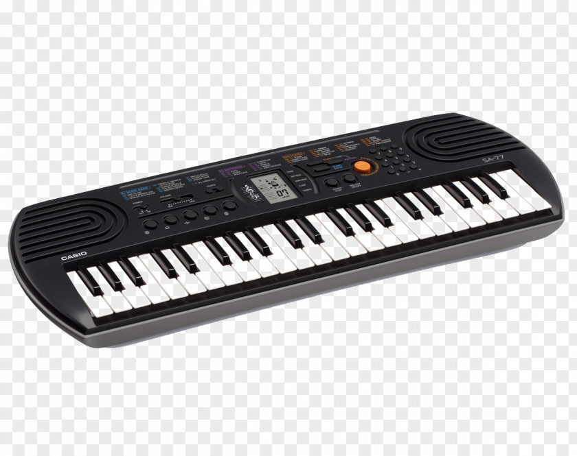 Musical Instruments Casio SA-77 Electronic Keyboard SA-76 SA-46 PNG