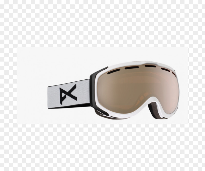Snowboard Goggles Gafas De Esquí Glasses White PNG