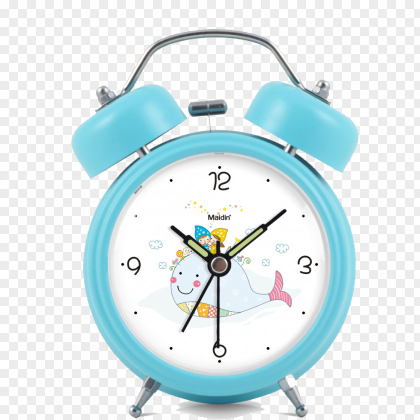 Watch Alarm Clock Nightstand Table Light PNG