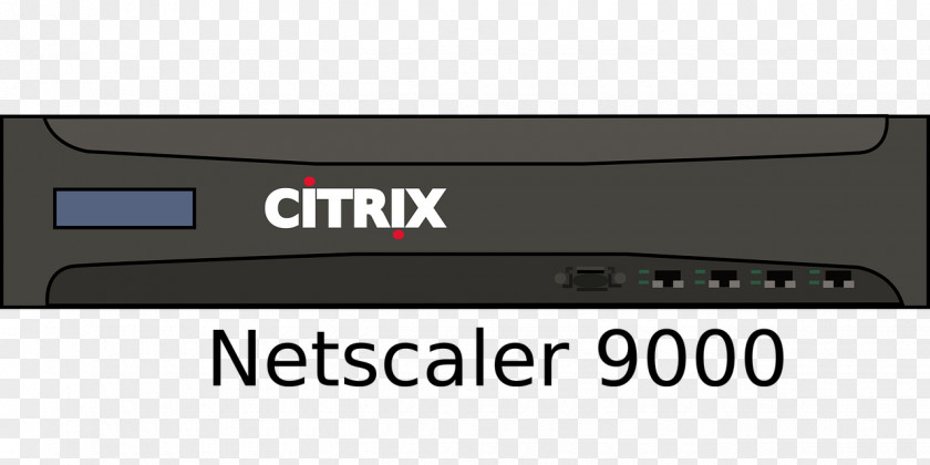 Black Server NetScaler Network Switch Router Citrix Systems Clip Art PNG