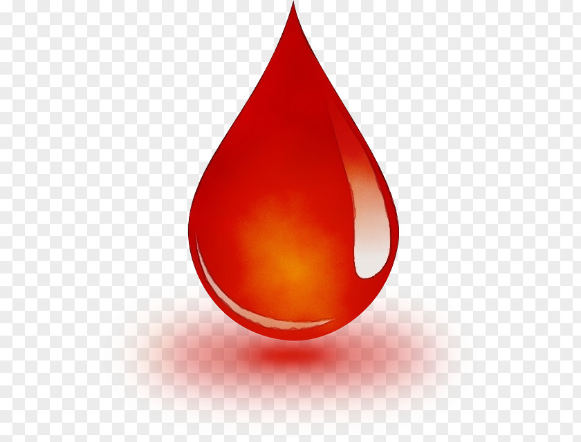 Orange Drop Blood PNG