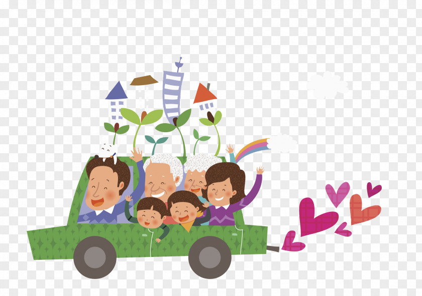 Self Driving Tour Incheon Drawing Tourism Illustration PNG