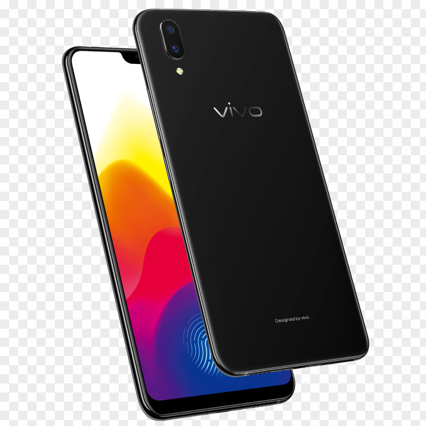 Smartphone Vivo X21 (Unlocked, 6GB RAM, 128GB, Black) Feature Phone V7+ PNG