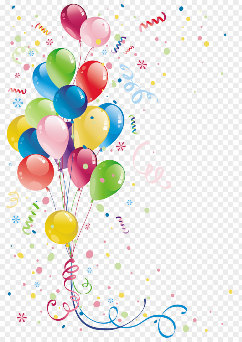 Joyeux Anniversaire Balloon Party Birthday Clip Art PNG