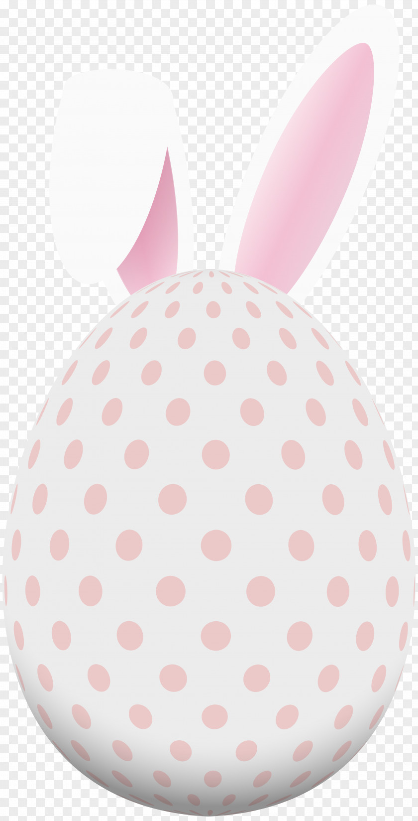 Pink Bunny Ears Easter Egg Rabbit PNG