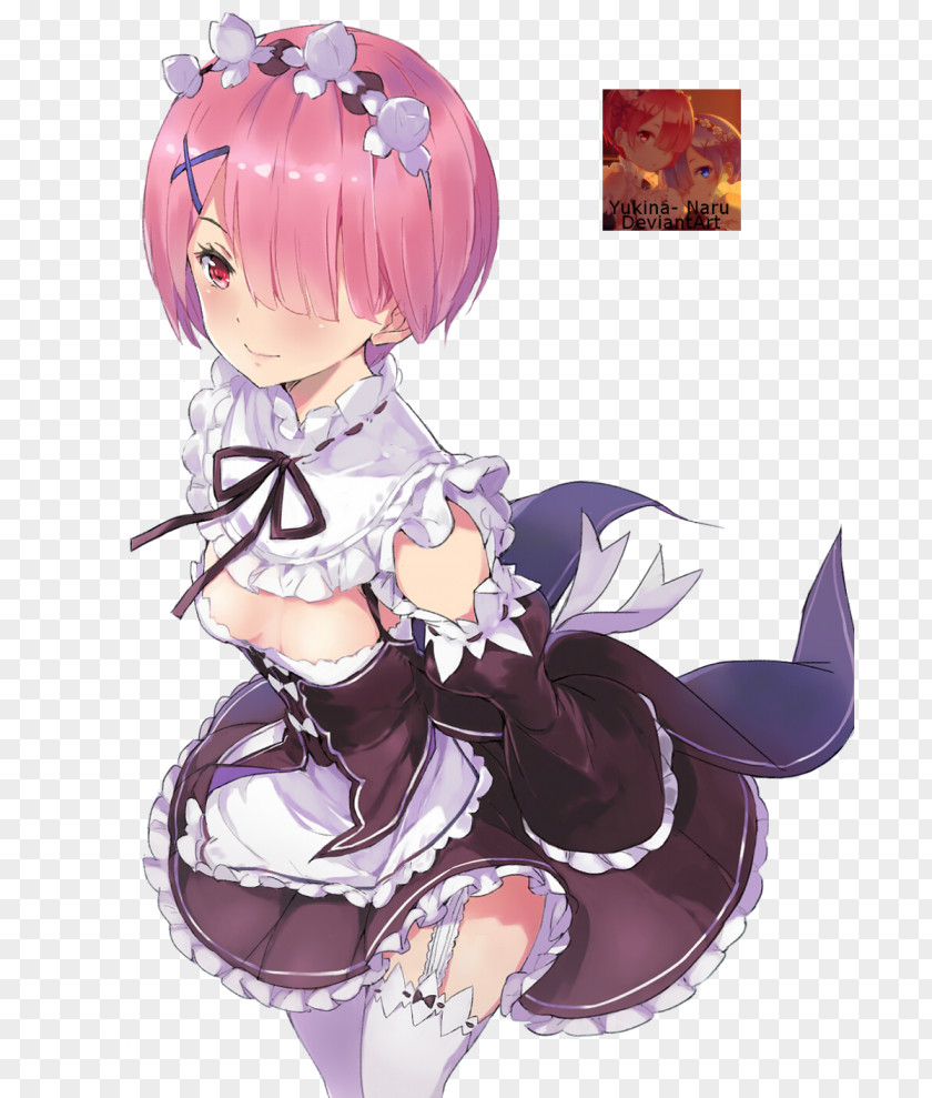 Re:Zero − Starting Life In Another World 雷姆 RAM Anime PNG in Anime, others clipart PNG