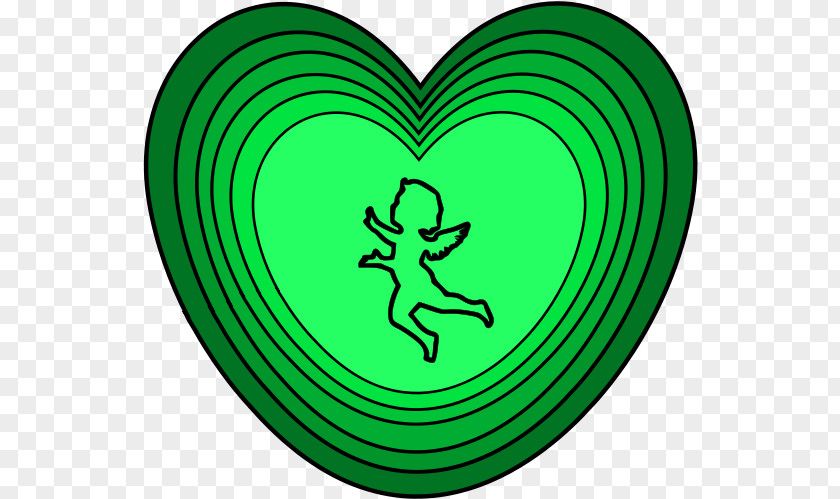 Symbol Green Woman Heart PNG