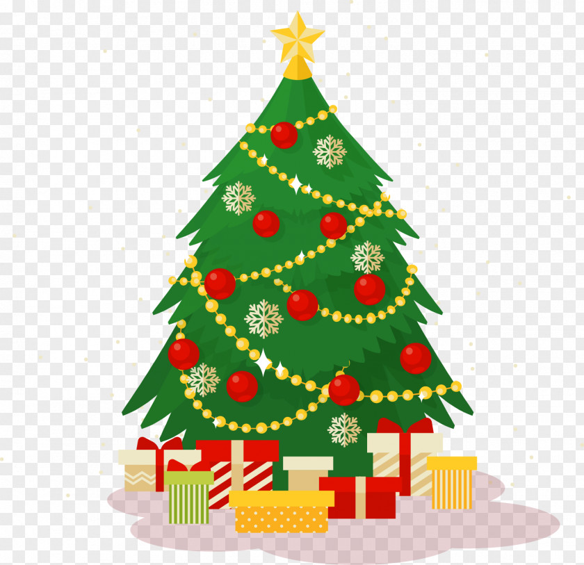 Christmas Tree Covered With Gifts Gift PNG