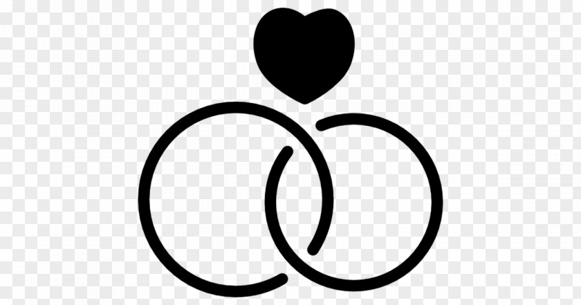 Love Heart Black And White PNG