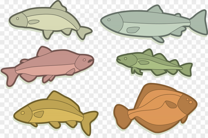 Painted Fish Flounder Painting Drawing PNG
