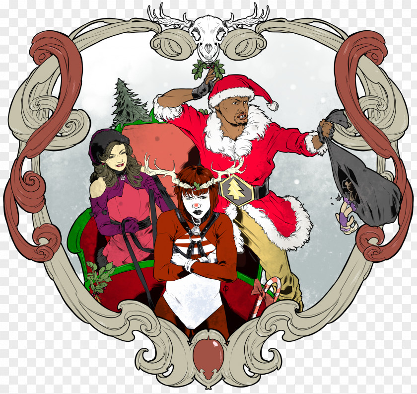 Santa Claus Christmas Ornament PNG