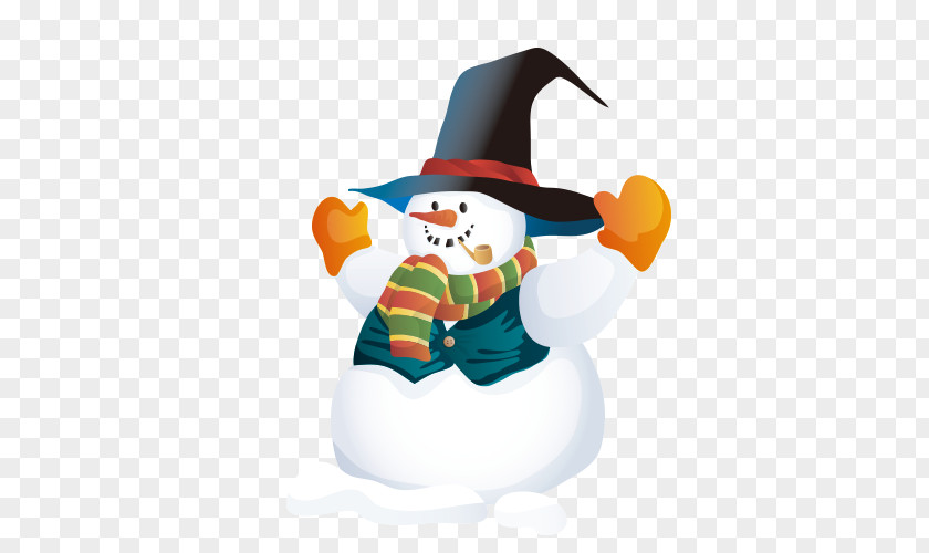 Snowman Santa Claus Christmas Clip Art PNG