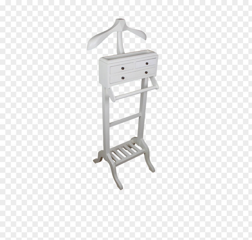 Table White Wood Clothes Valet Mahogany PNG
