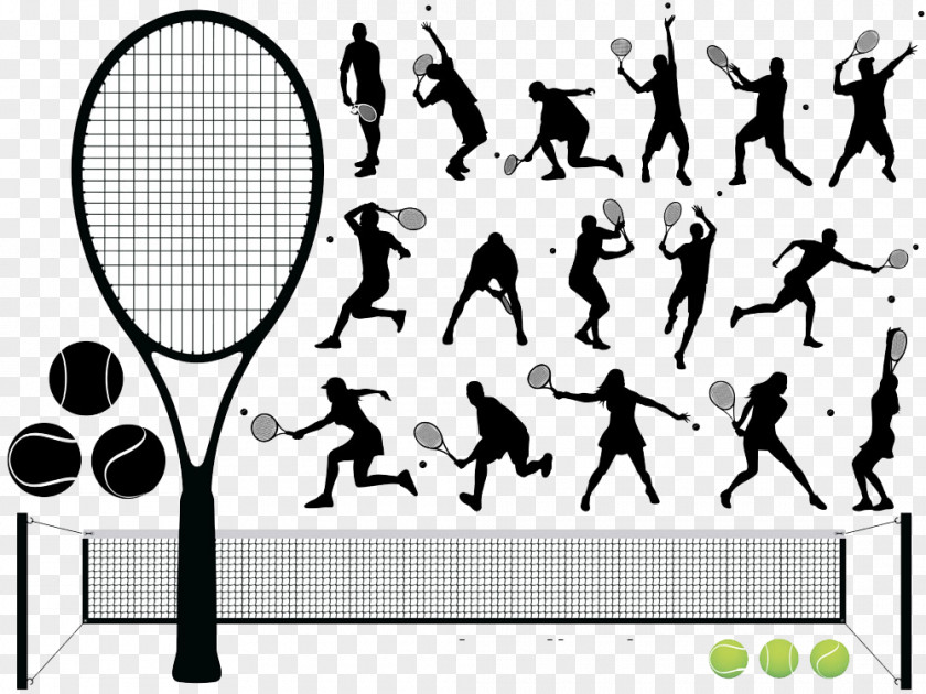 Tennis Character Ball Sport Illustration PNG