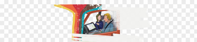 Distracted Driving Plastic Line PNG