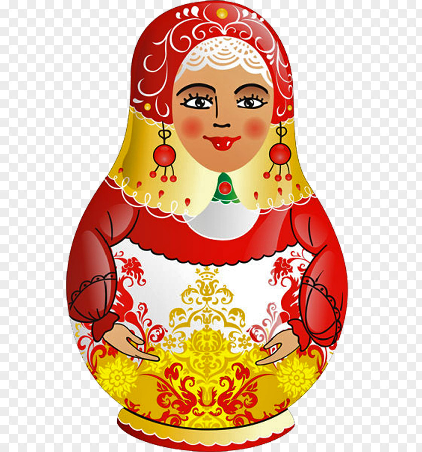 Doll Matryoshka Christmas Clip Art PNG