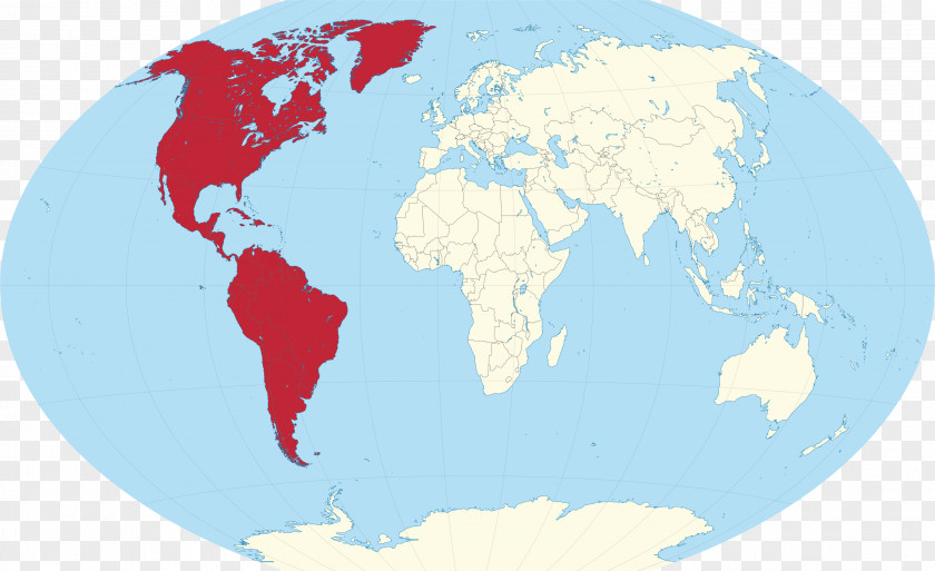 Globe World Map Americas PNG