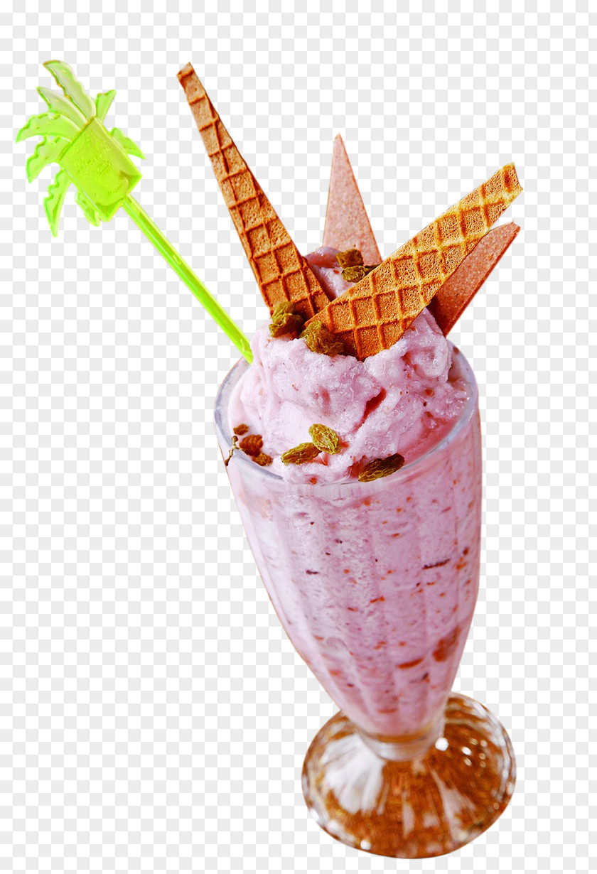 Hawthorn Blueberry Incense Skating Ice Cream Sundae Cholado PNG