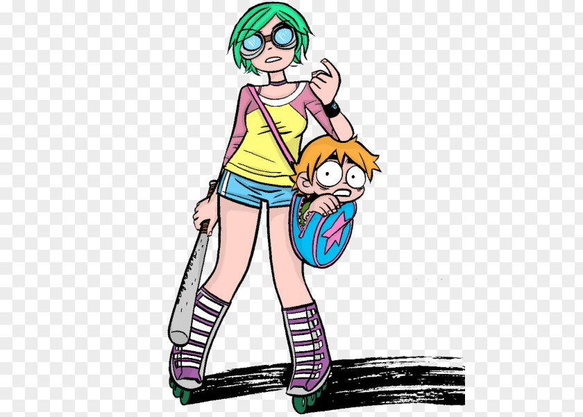 Ramona Flowers Forever With Me Character Clip Art PNG