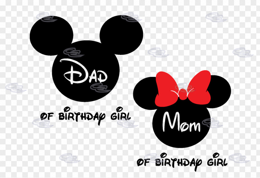 Wife Birthday Minnie Mouse Mickey T-shirt Father Mother PNG