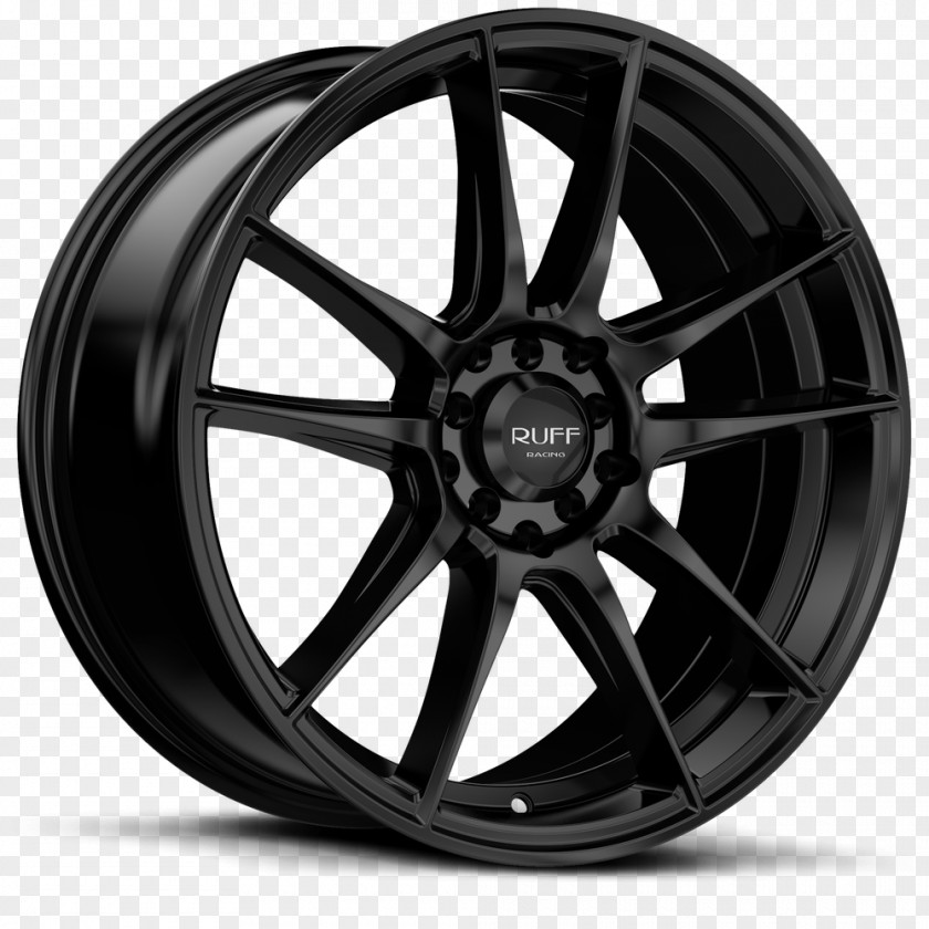 Black Silk Enkei Corporation Autofelge Raijin Wheel Car PNG