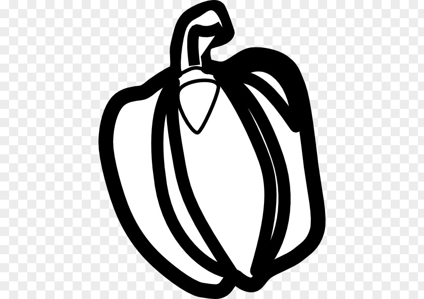 Green Pepper Bell Black And White Chili Con Carne Clip Art PNG