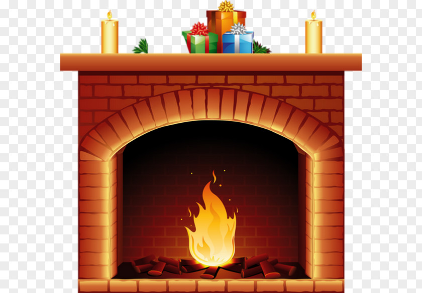 Santa Claus Fireplace Clip Art Hearth Christmas PNG