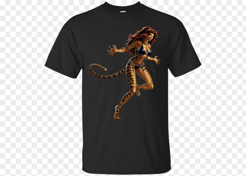Tigra Marvel T-shirt Hoodie Sleeve Clothing PNG
