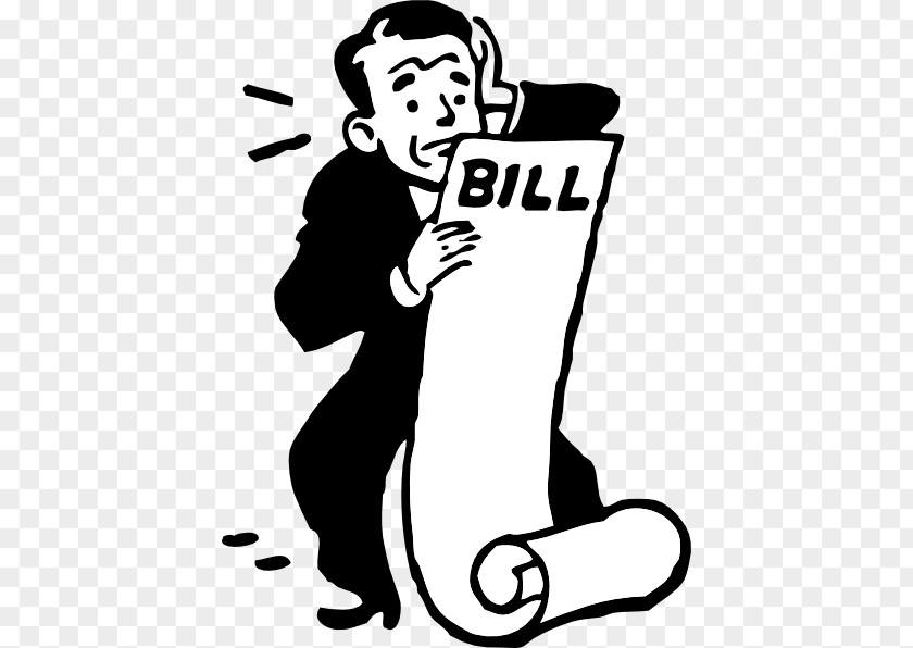 Worried Cliparts Invoice Electric Bill Free Content Clip Art PNG