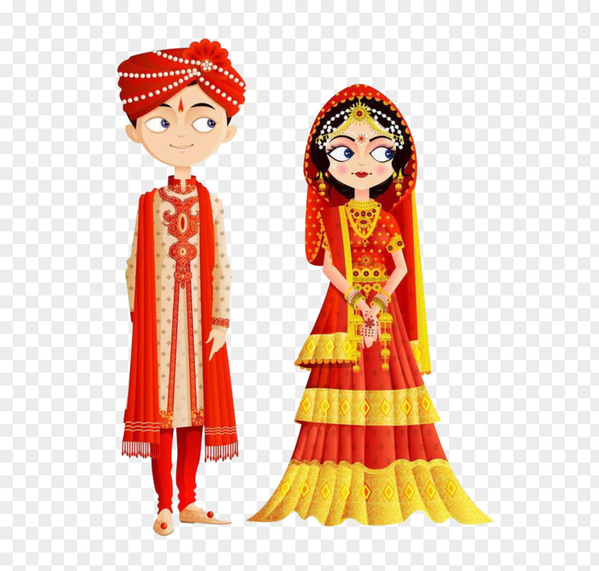 Bride Wedding Invitation Clip Art Weddings In India Indian Clothes PNG