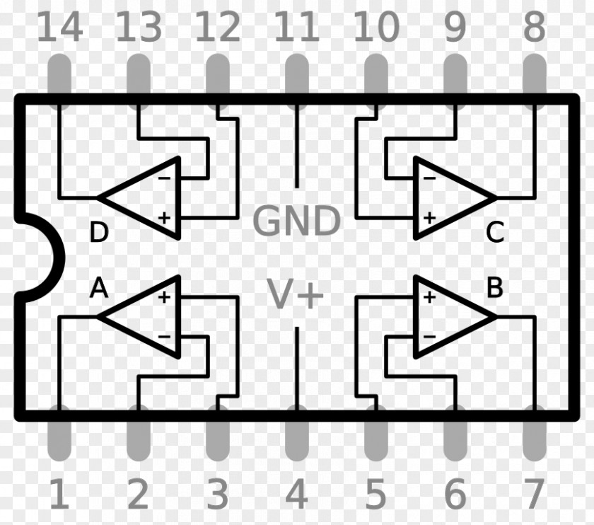 Lm Operational Amplifier Wiring Diagram Lead Pinout PNG