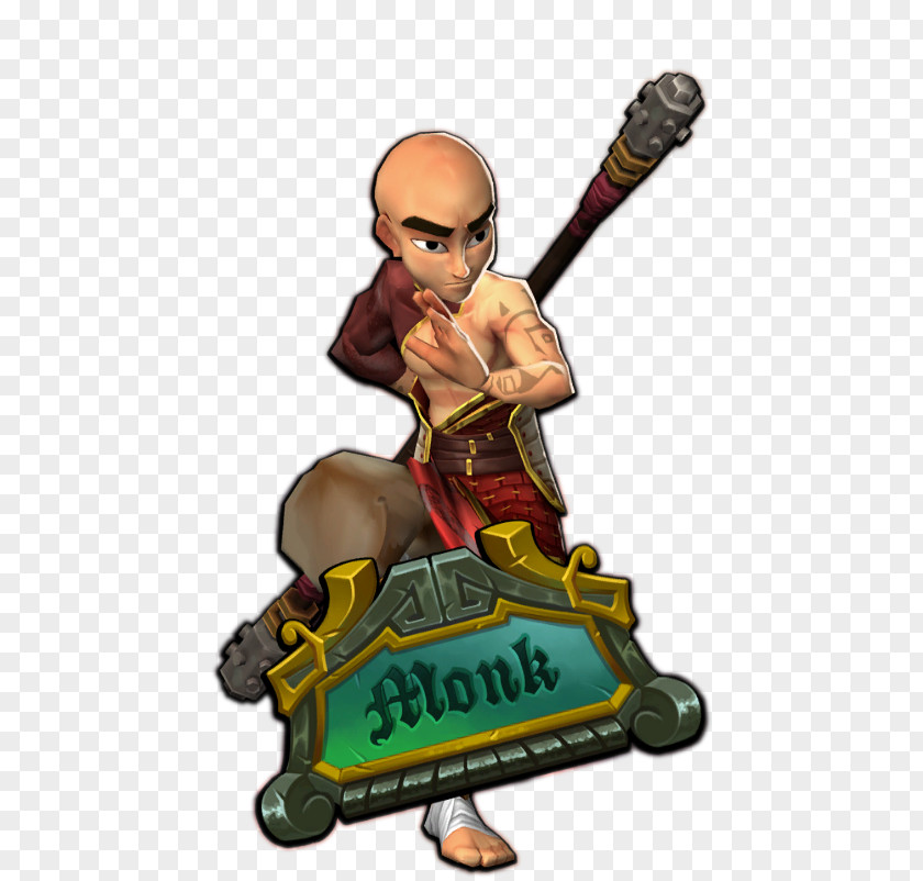 Monk Dungeon Defenders II Video Game PNG