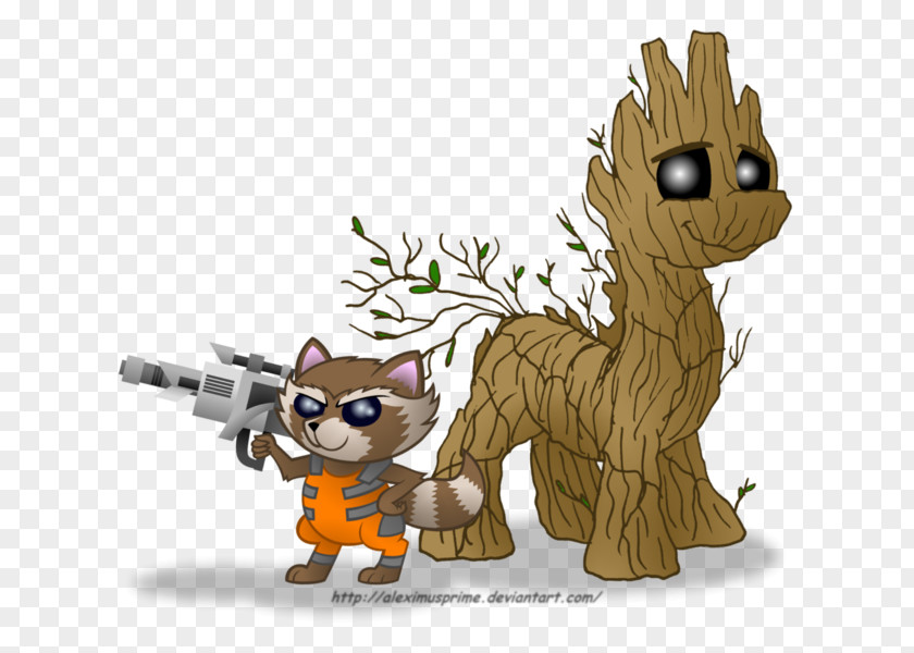 Rocket Raccoon Groot Thanos DeviantArt PNG