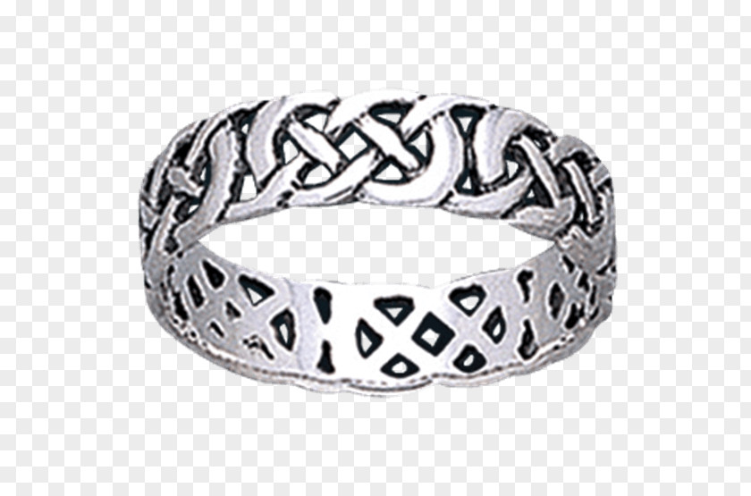 Silver Bracelet Bangle Endless Knot Jewellery PNG