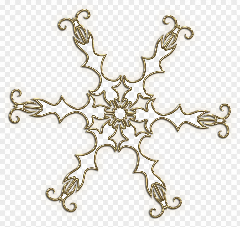 Snowflakes Symbol Body Jewellery Line Pattern PNG