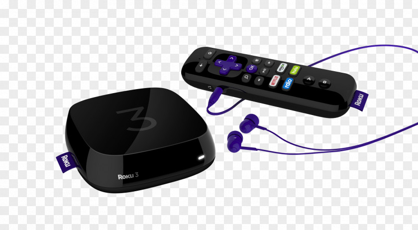 Streamer Roku Television Digital Media Player Streaming Set-top Box PNG