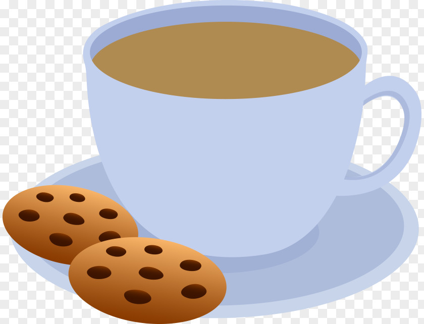 Transparent Coffee Cliparts Tea Cupcake Chocolate Chip Cookie Clip Art PNG