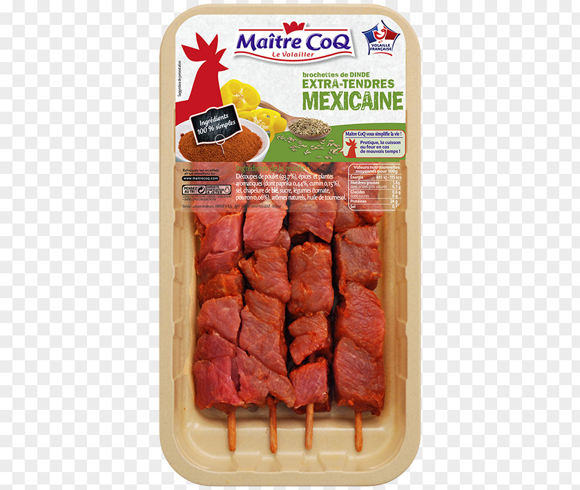 Barbecue Turkey Meat Marination Skewer PNG