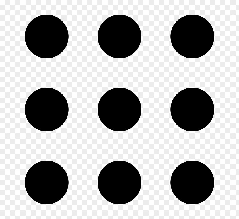 Black Dots User Interface PNG
