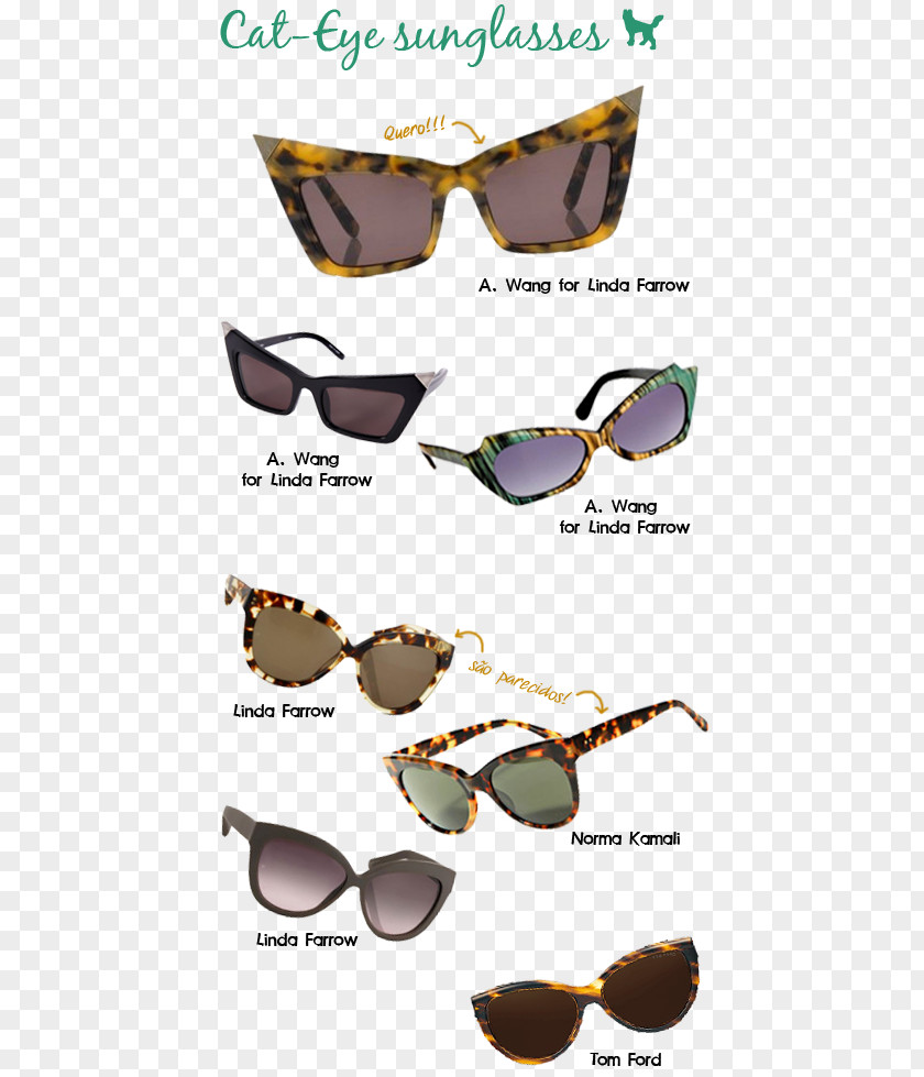 Cat Eye Glasses Goggles PNG