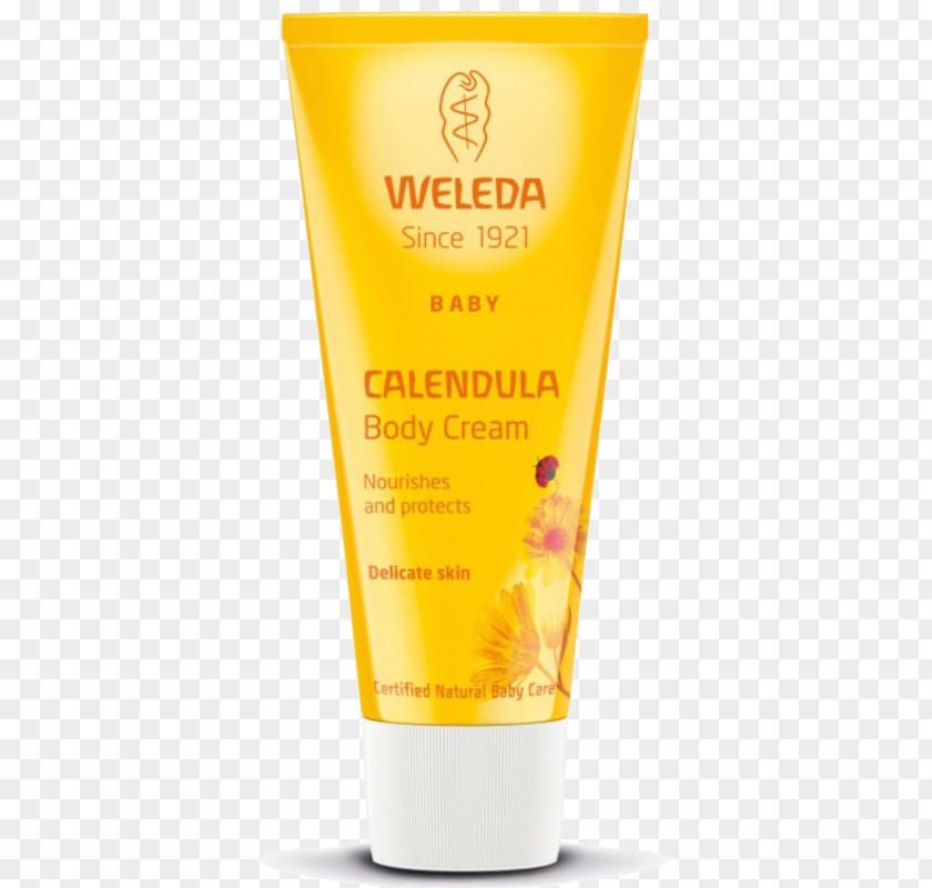 Child Lotion Weleda Baby Calendula Face Cream Marigolds PNG