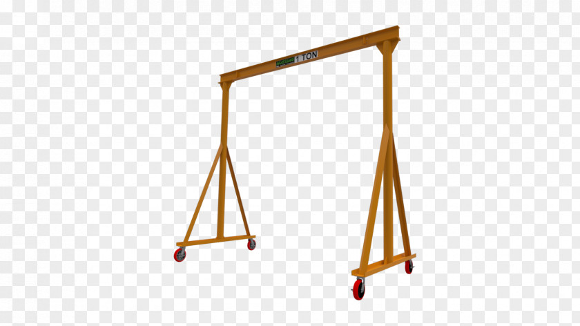 Crane Gantry Overhead Beam Steel PNG