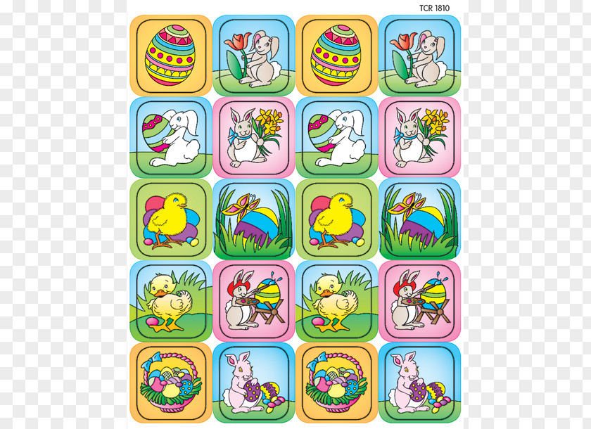 Easter Sticker Bunny Egg Christmas Card PNG