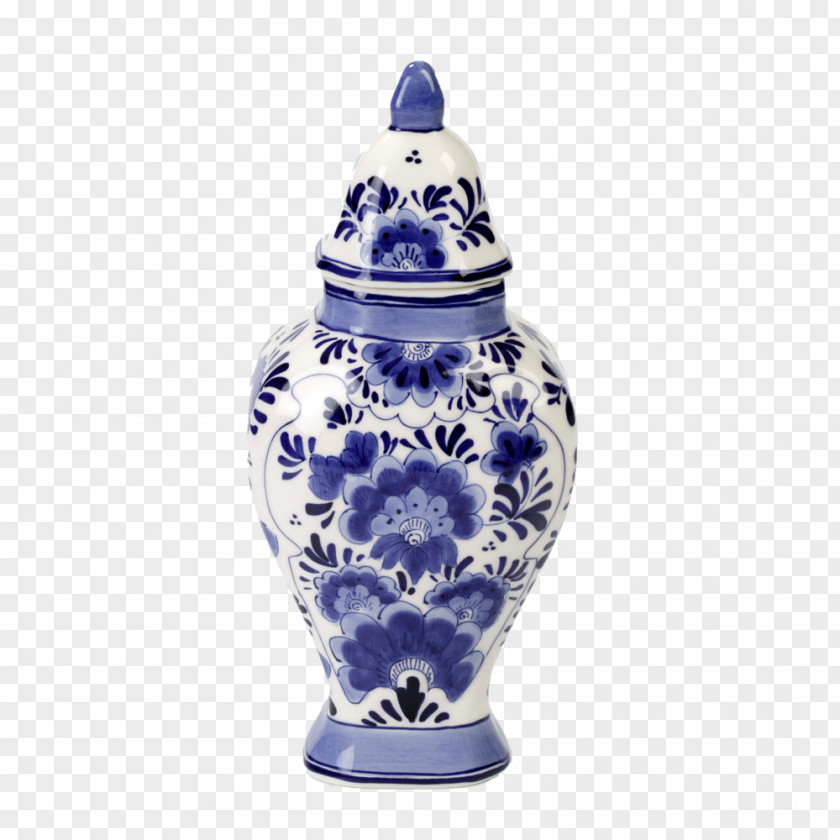 Blue Toon De Koninklijke Porceleyne Fles Delftware Vase Ceramic And White Pottery PNG