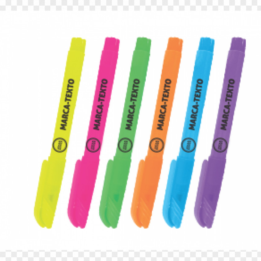 Caneta Plastic Pens Highlighter Ballpoint Pen PNG