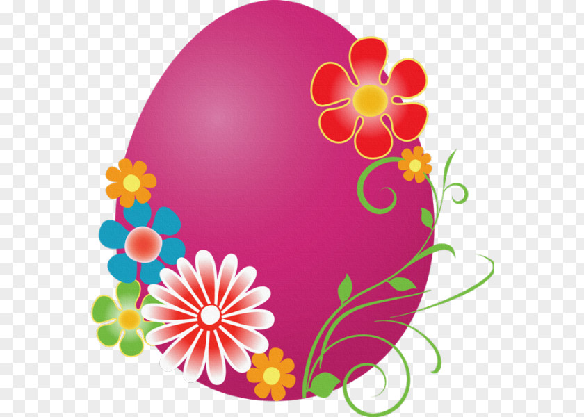 Clip Art Of Easter Eggs Flowers Bunny Egg Hunt Holy Week PNG