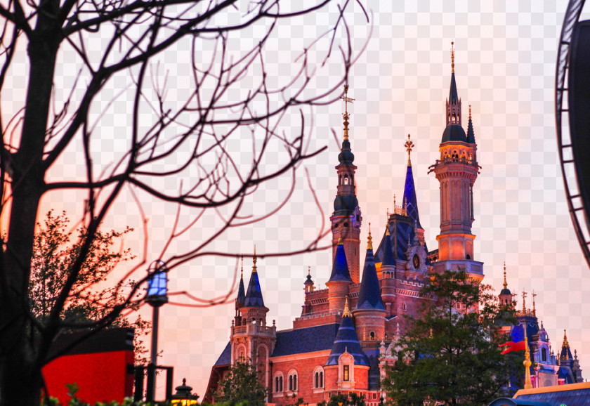 Disney Walt World Mickey Mouse Shanghai Disneyland Park Cinderella The Company PNG