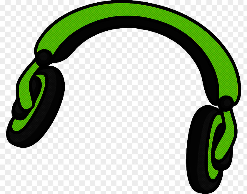 Ear Headset Headphones Green Gadget Audio Equipment Clip Art PNG