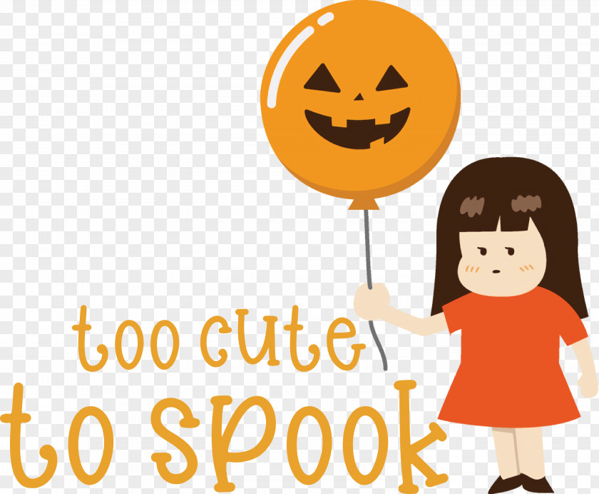 Halloween Too Cute To Spook Spook PNG